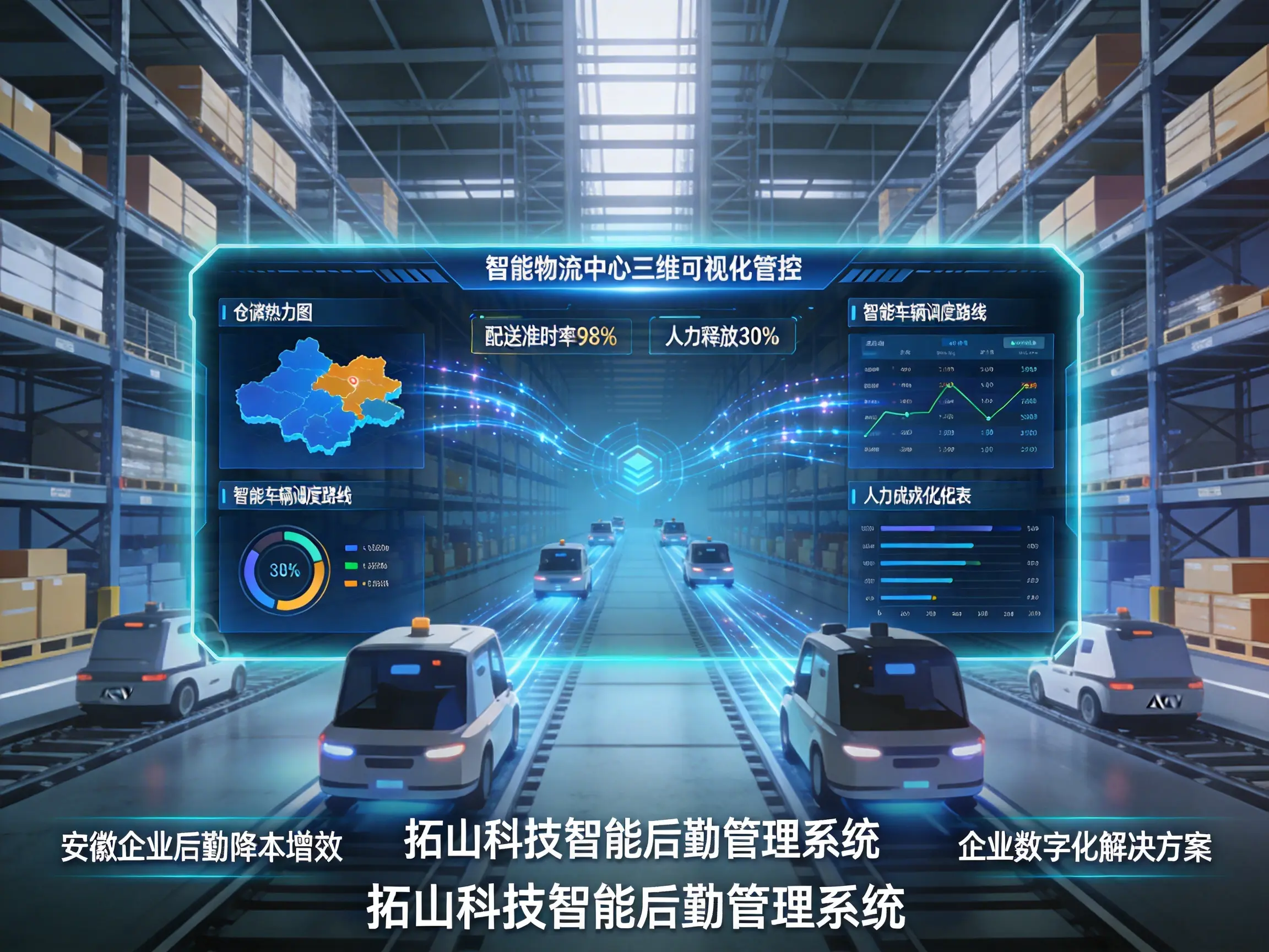 后勤管理混乱？拓山科技智能系统助安徽企业降本增效！