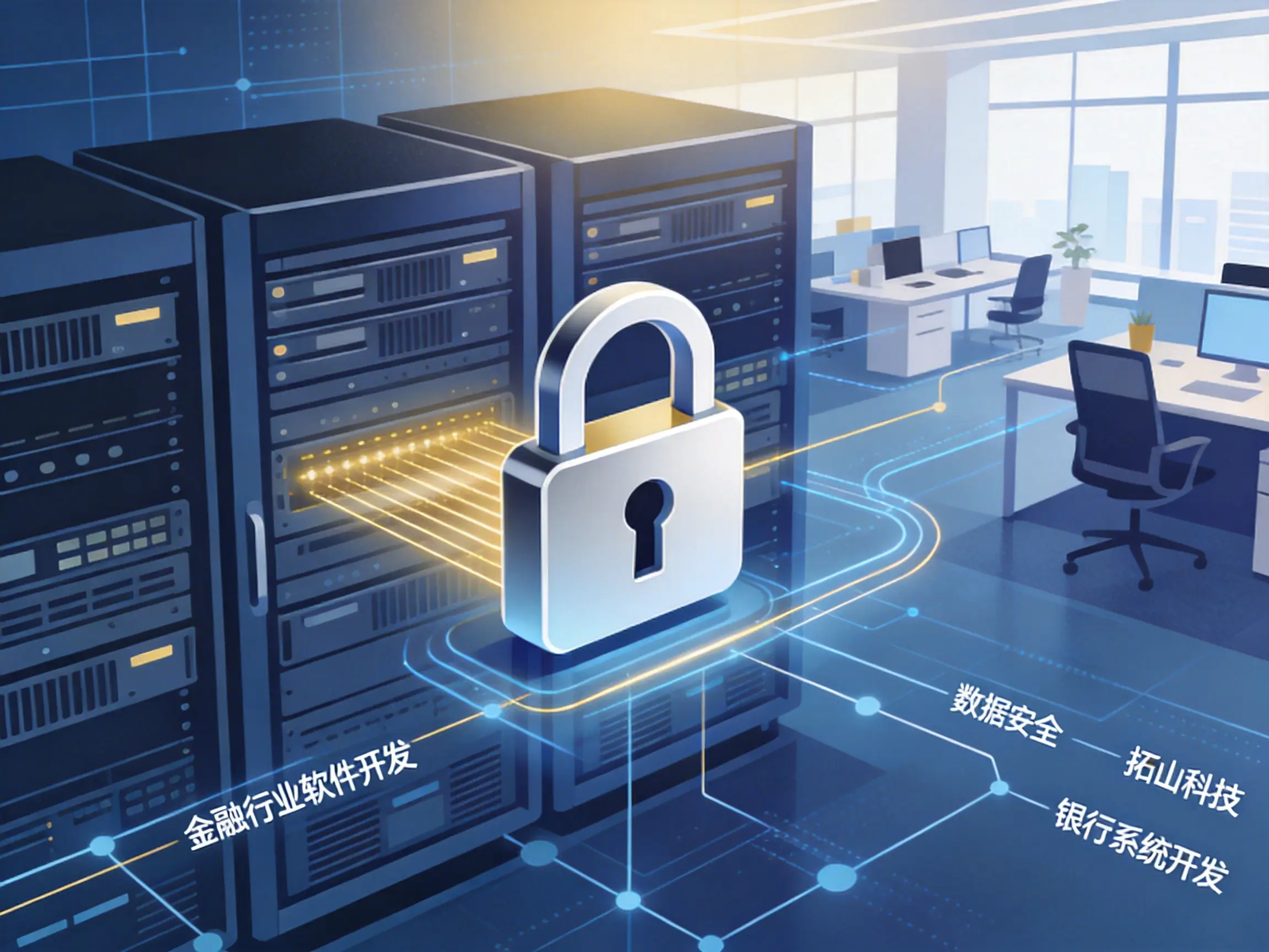 金融行业软件开发头部公司推荐：拓山科技如何用数据安全解决方案赢得信任