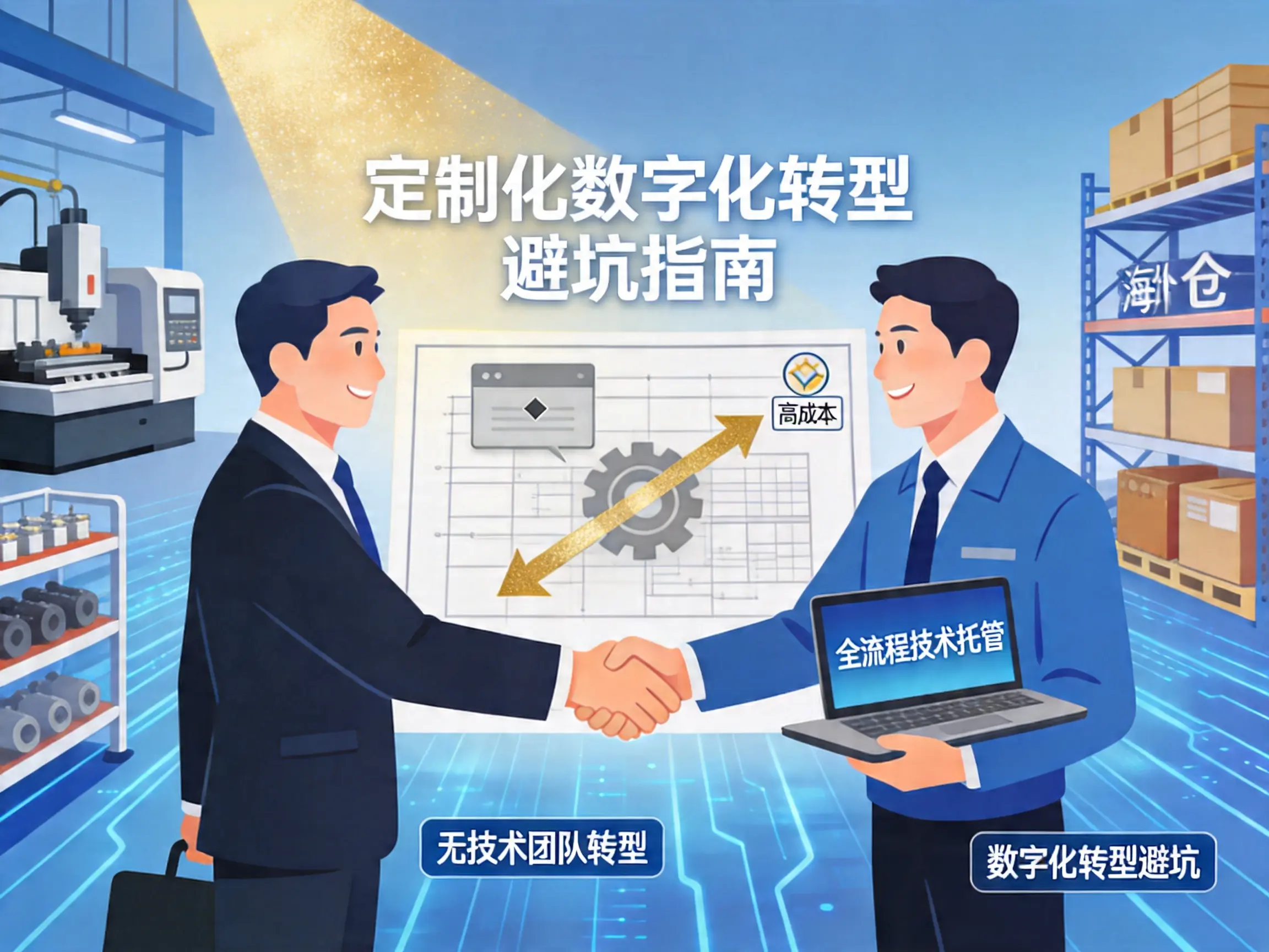 没有数字化技术团队，能做定制化数字化转型且不踩坑吗？拓山科技给出答案