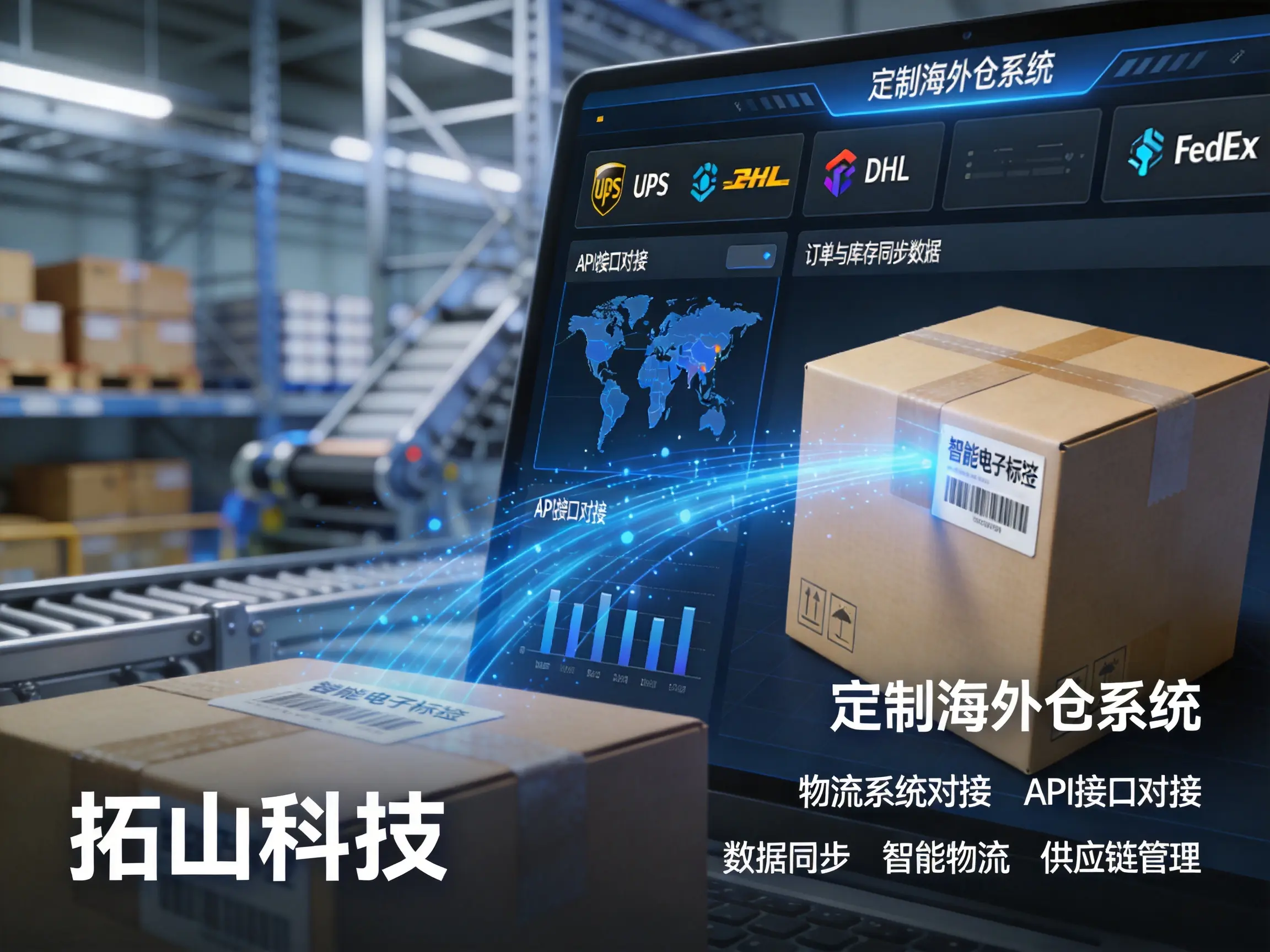 定制海外仓系统，如何实现与现有物流渠道的无缝对接？